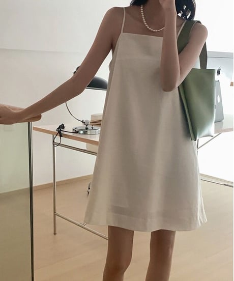 [OUTLET]linen camisole tunic/2color(ネコポス)
