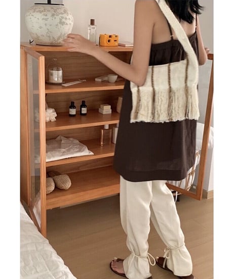 [OUTLET]linen camisole tunic/2color(ネコポス)