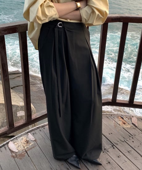 wrap wide slacks