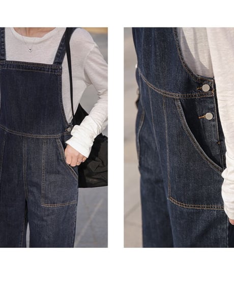 denim salopette