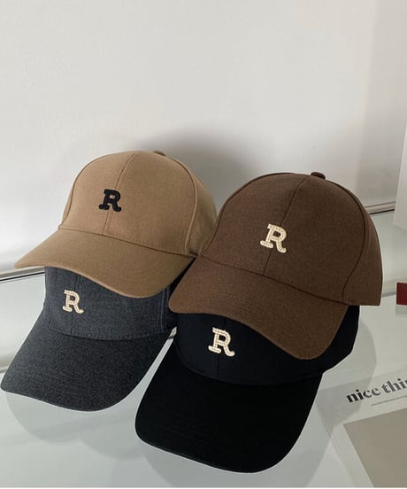 R logo cap/4color