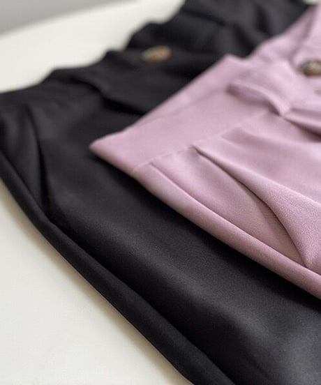 [OUTLET]cropped slacks/2color