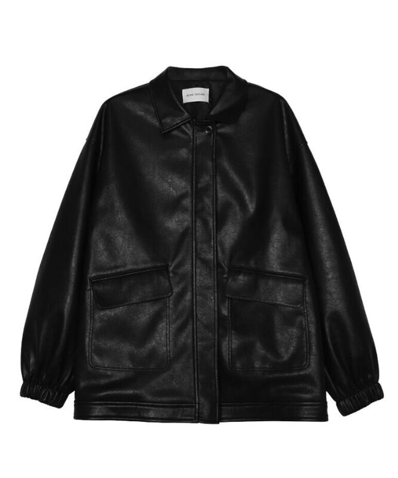 ジャケット・アウター Eco leather over jacket ànuke online store（アンヌーク） / Ecoleather Over