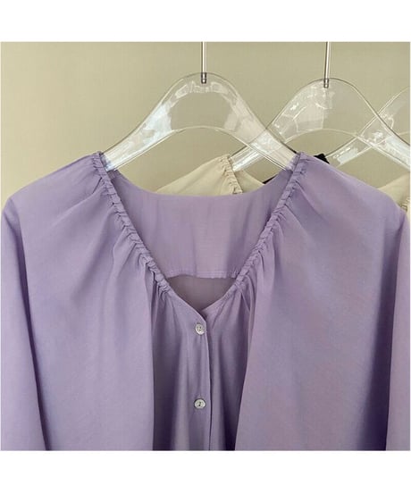 front button long dress(inner set)/3color