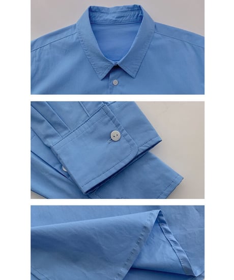 [OUTLET]double pocket color shirt/5color