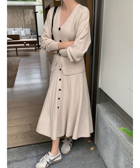 [OUTLET]lady knit set up/3color