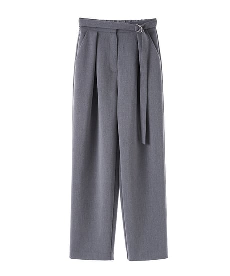 [OUTLET]side belt slacks/3color