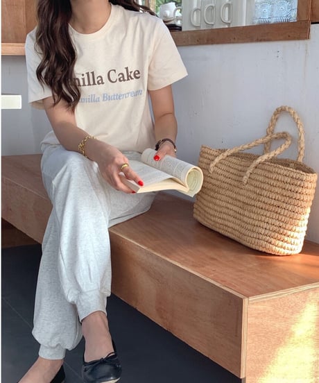 vanilla cake tee/3color