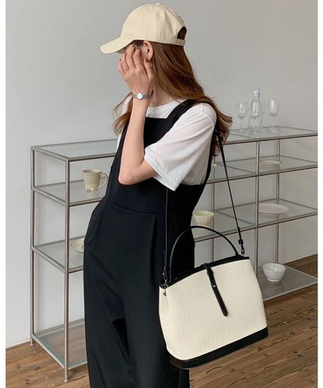 square neck all-in-one/2color