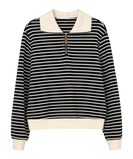 border zip up trainer/2color