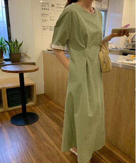 gingham check OP/4color