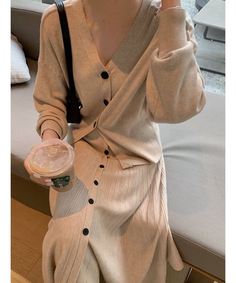 [OUTLET]lady knit set up/3color