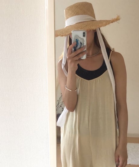 ribbon summer hat/3color