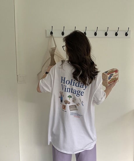 holiday vintage T-shirt(ネコポス)