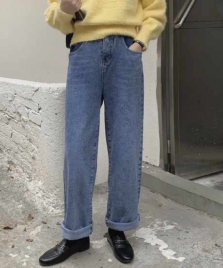 light straight denim