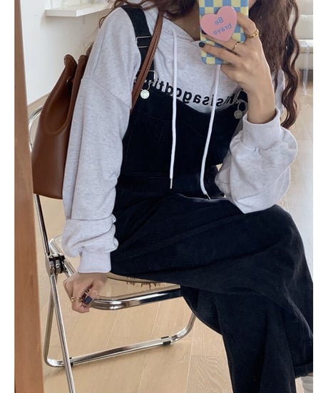 11w corduroy overall/2color