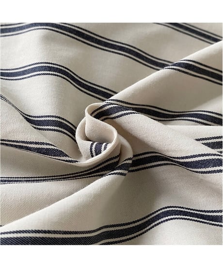 waist shape stripe shirt