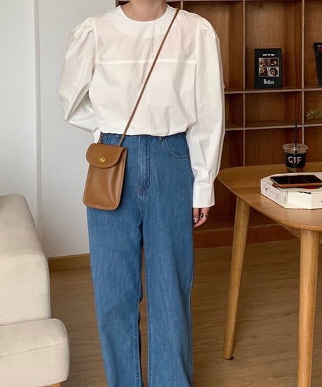 [OUTLET]volume sleeve blouse/3color