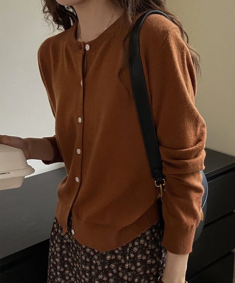 [OUTLET]wool color cardigan/4color