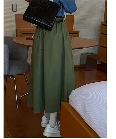 umbrella long skirt/3color