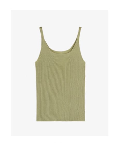 rib knit tank top/6color