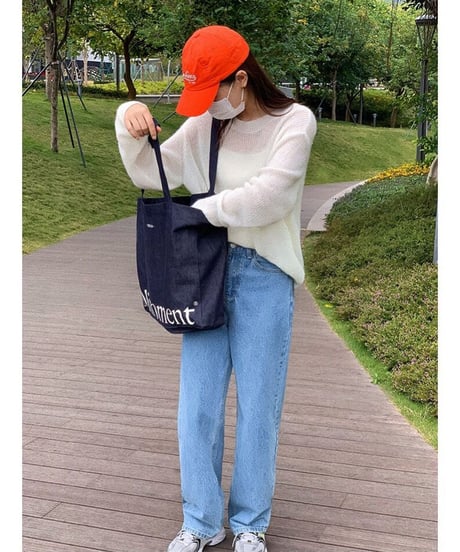 u neck sheer knit/5color