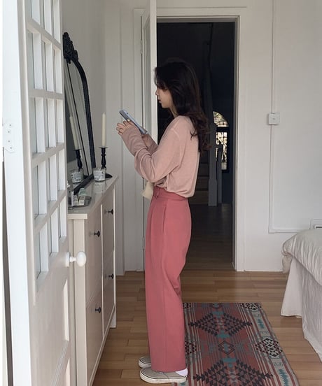 [OUTLET]basic daily  slacks/2color