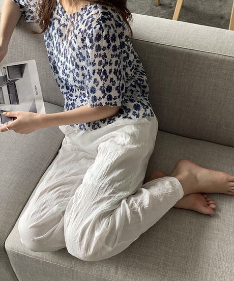 washer relax pants/2color