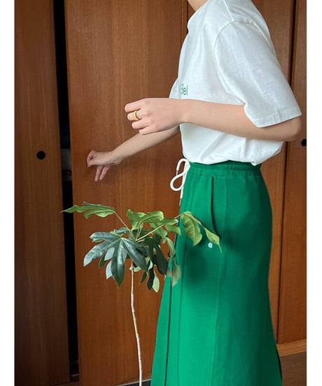 sweat long skirt /5color