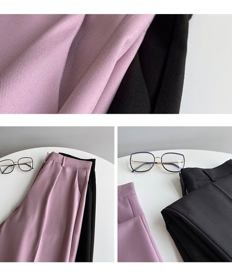 [OUTLET]cropped slacks/2color