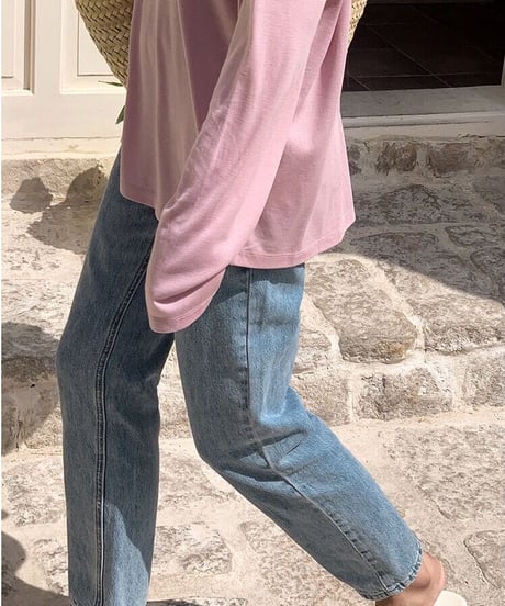 cropped highrise denim/light blue