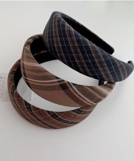 check headband /3color