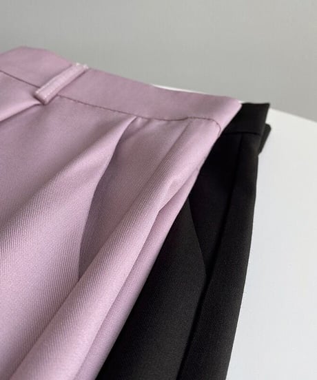 [OUTLET]cropped slacks/2color