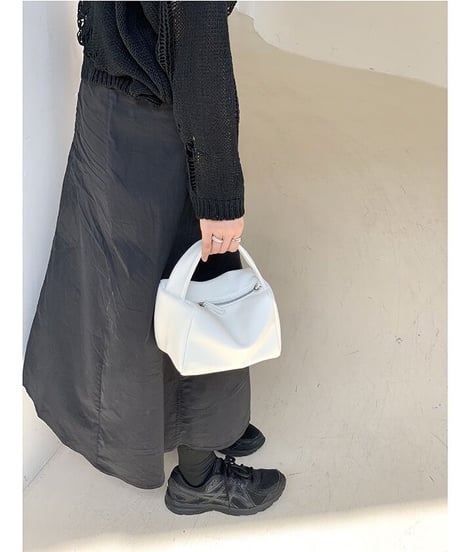 [OUTLET]box mini bag/2color