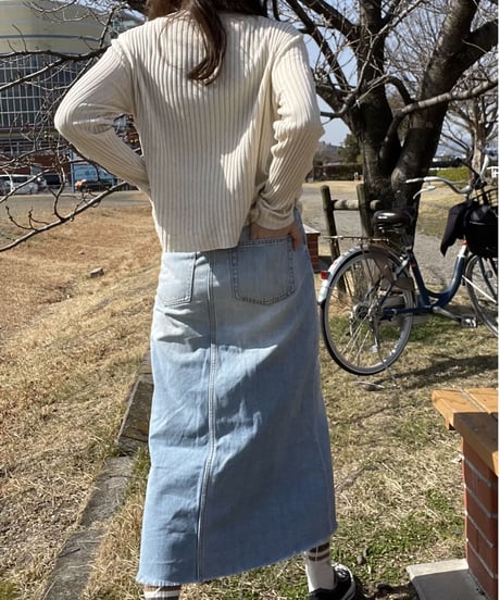 [OUTLET]rib ensemble like tops/2color
