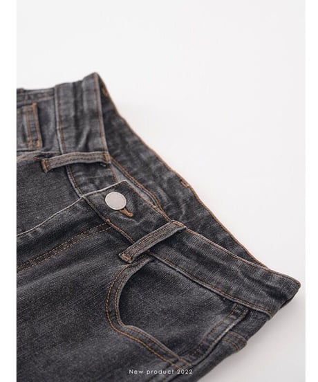 cropped black slim denim