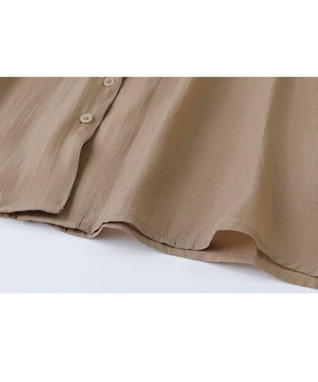 feminine collar blouse/2color