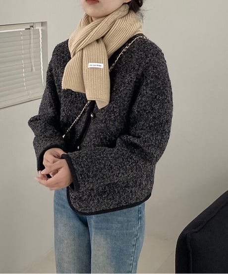 simple rib muffler/9color