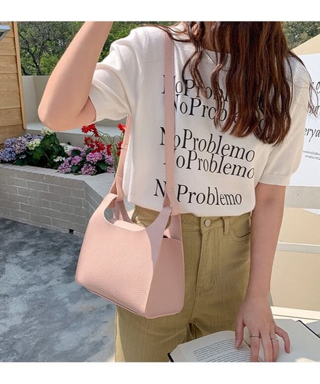 macaron color shoulder bag/4color
