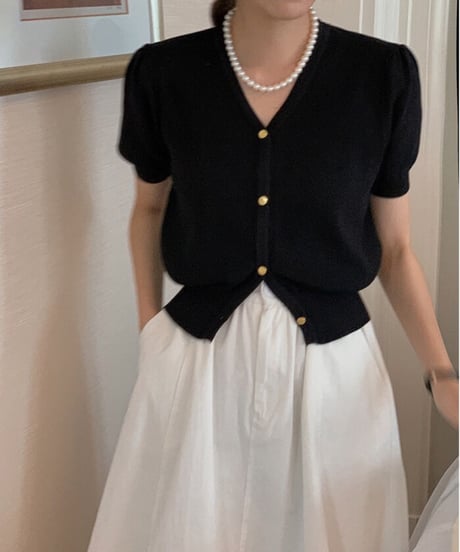 summer knit classical cardigan/5color