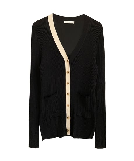 （Set up）bi-color middle cardigan & camisole/3color
