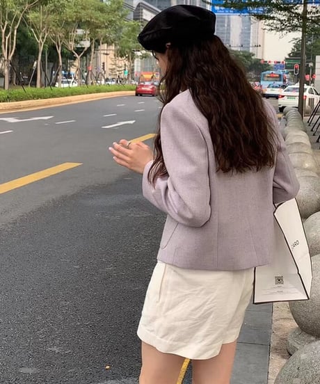 classical double button jacket/4color
