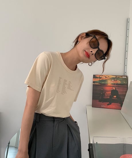 list T-shirt/3color(ネコポス)