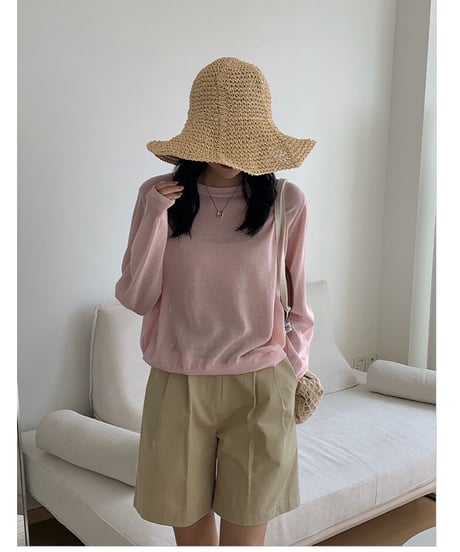summer straw hat/2color