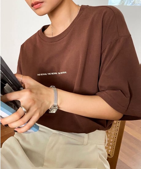 simple logo tee/2color(ネコポス)