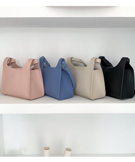 macaron color shoulder bag/4color