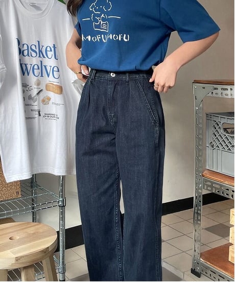 gurkha denim pants/2color