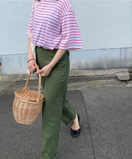 border flare tee/4color(ネコポス)