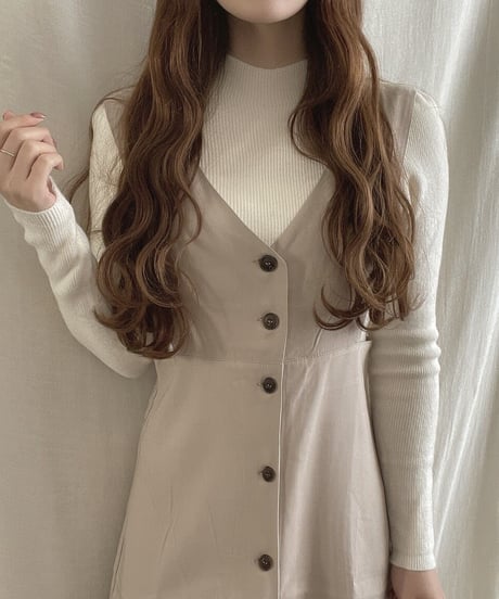 [OUTLET]2way jumper skirt/3color