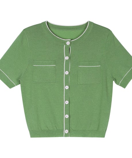 linen blend cardigan tops/3color(ネコポス)